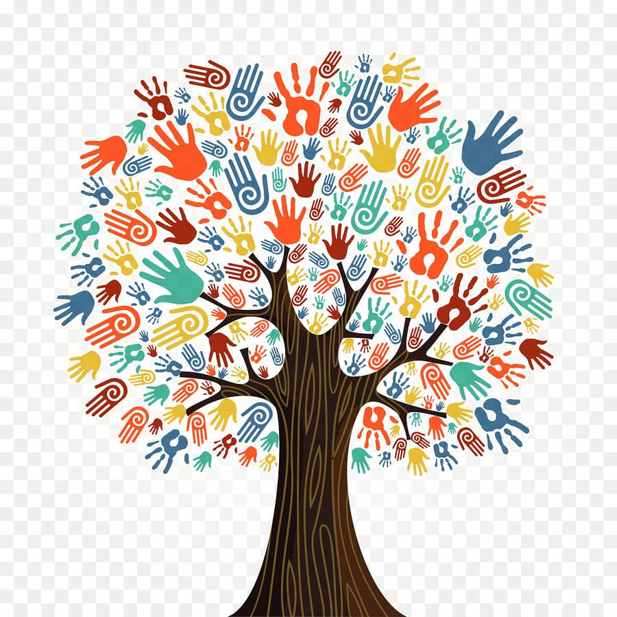 hand tree